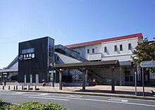 JR Takasaki Line Kitamoto Station East Exit.jpg