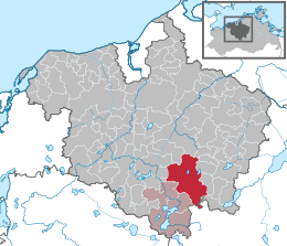 Lalendorf – Mappa