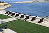 Saluting Battery viewed from the Upper Barrakka Gardens