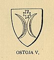 Герб Остоя V – емблазон от Островски, 1901 г.