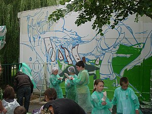 Les enfants au travail.