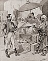 Image 78Captain William Bainbridge paying tribute to the Dey of Algiers, c. 1800 (from Barbary pirates)