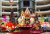 Christmas decoration at Suria KLCC's centre court