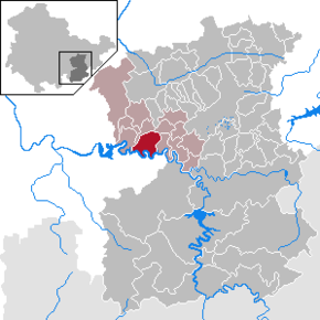 Poziția Gössitz pe harta districtului Saale-Orla-Kreis