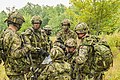 GGFG soldiers on exercise in Petawawa.