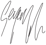 George Michael aláírása
