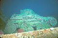 Tank sur le pont du Nippo Maru