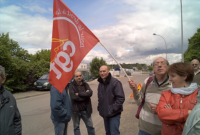 Quelques manifestants.