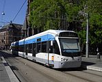 Tram bij de halte Johanneskirche