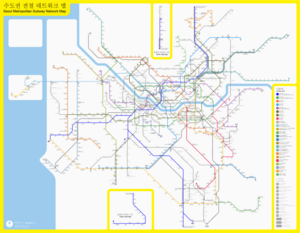 首都圏電鉄路線図