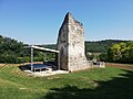 Temple ruin with stage