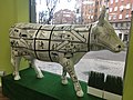 Vaca del CowParade de Madrid, 2009.