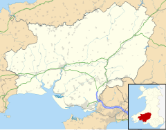 Hendy is located in Carmarthenshire