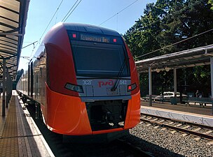 Un ES2G 042 en gare de Svetlogorsk II.