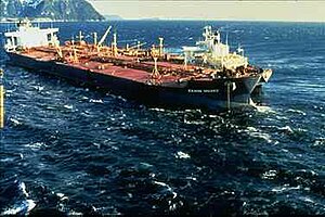 Exxon Valdez na Prince William Sound v 1989