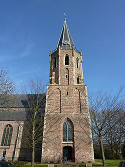 Tower of the Johanneskerk of Kruiningen
