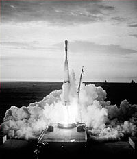 Запуск ТИРОС-1 ракетой Тор-Эйбл.
