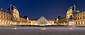 Image 9The Louvre, Paris, showing the glass-and-metal Pyramid, designed by I. M. Pei to act as the museum's main entrance, and completed in 1989