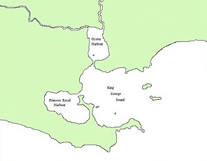 Karte von King George Sound