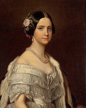 Принцесса Мария Амелия в возрасте 17 лет. Фридрих Дюрк, Императорский музей Бразилии.