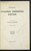 Platon Apologia Sokratesa, Kryton (tłum. Siedlecki)