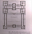 Соломон де Бросс. План Люксембурзького палацу з курдонером — парадним двором.