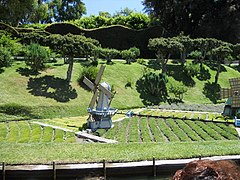 Two Dutch windmills from The Old Mill (removed in late 2014)