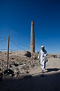 A minaret in 2009