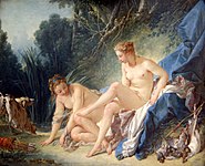 François Boucher, Diana verlaat het bad. (1742)