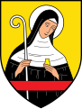 Walburgis im Wappen von Wormbach (Sauerland)
