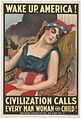 Trezește-te America, Civilizația îi cheamă pe fiecare femeie și pe fiecare copil!