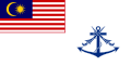 Námorná vojenská vlajka Malajzie