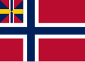 Bandera y pabellón civil de Noruega (1844-1899)