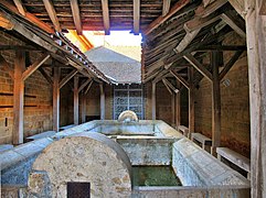 Le lavoir à impluvium.