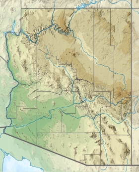 voir sur la carte de l’Arizona