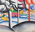 Kazimir Malevitch, Landscape (of Winter), 1909