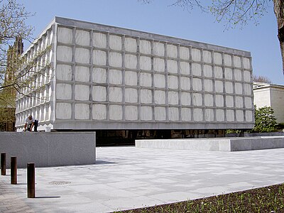 Biblioteca Beinecke na Universidade de Yale por Skidmore, Owings & Merrill (1963)