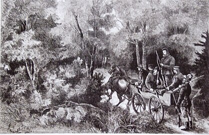 הצאר אלכסנדר השלישי במסע ציד ביער גריבסקו