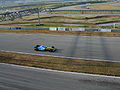 Alonso driving the R26 in a testing session held in February 2006 at Circuit de Valencia.