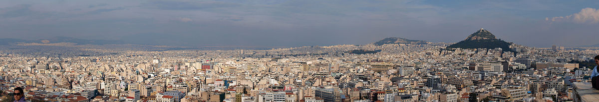 Panoramatický pohľad na mesto z Akropole