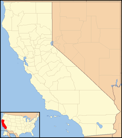 Olympic Valley trên bản đồ California