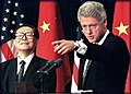 El President Bill Clinton, a la Xina.