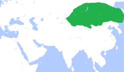 东突厥最大疆域圖（7世紀）