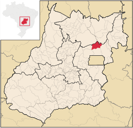 Água Fria de Goiás – Mappa