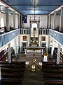 Pulpit altar at balcony level, St. Peter Lutheran, Serbin, Texas