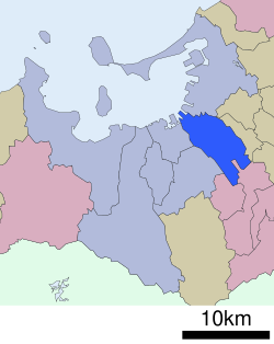 博多區在福岡縣的位置