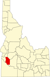 Contea di Ada – Mappa