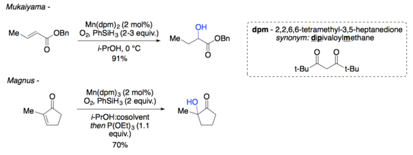 Mukaiyama and magnus alpha hydroxylation