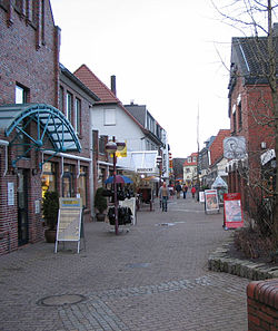 Pedestrian area in Varel