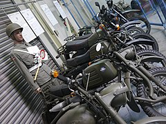 Motorradsammlung mit Hercules K 125 BW